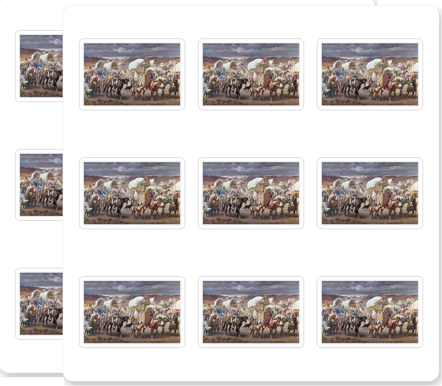 The Trail of Tears Scrapbook Stickers 18 Pack 2 Inch Waterproof Vinyl