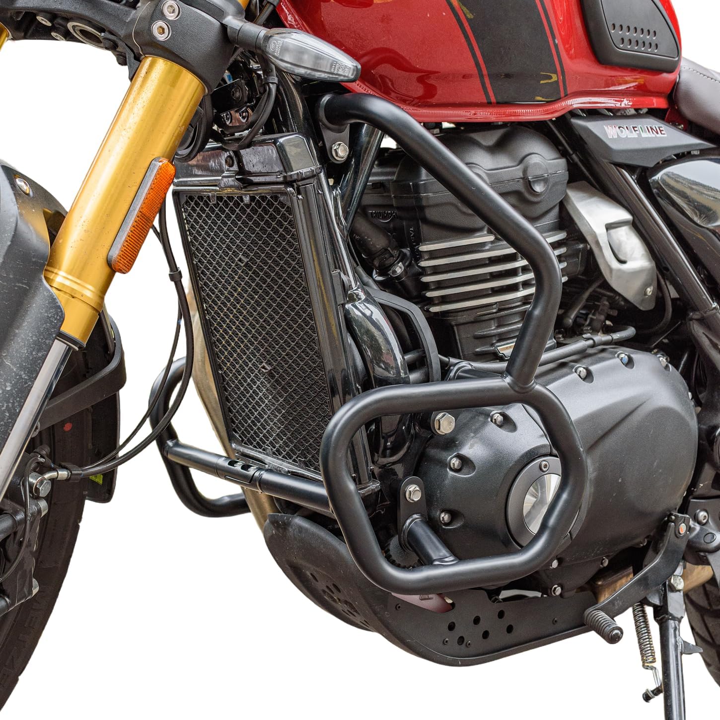 Motorcycle Engine Guard Crash Bar for Triumph Speed 400 Scrambler 400X 2024 2025 Highway Bumper Falling Body Frame Side Protection Set, Black