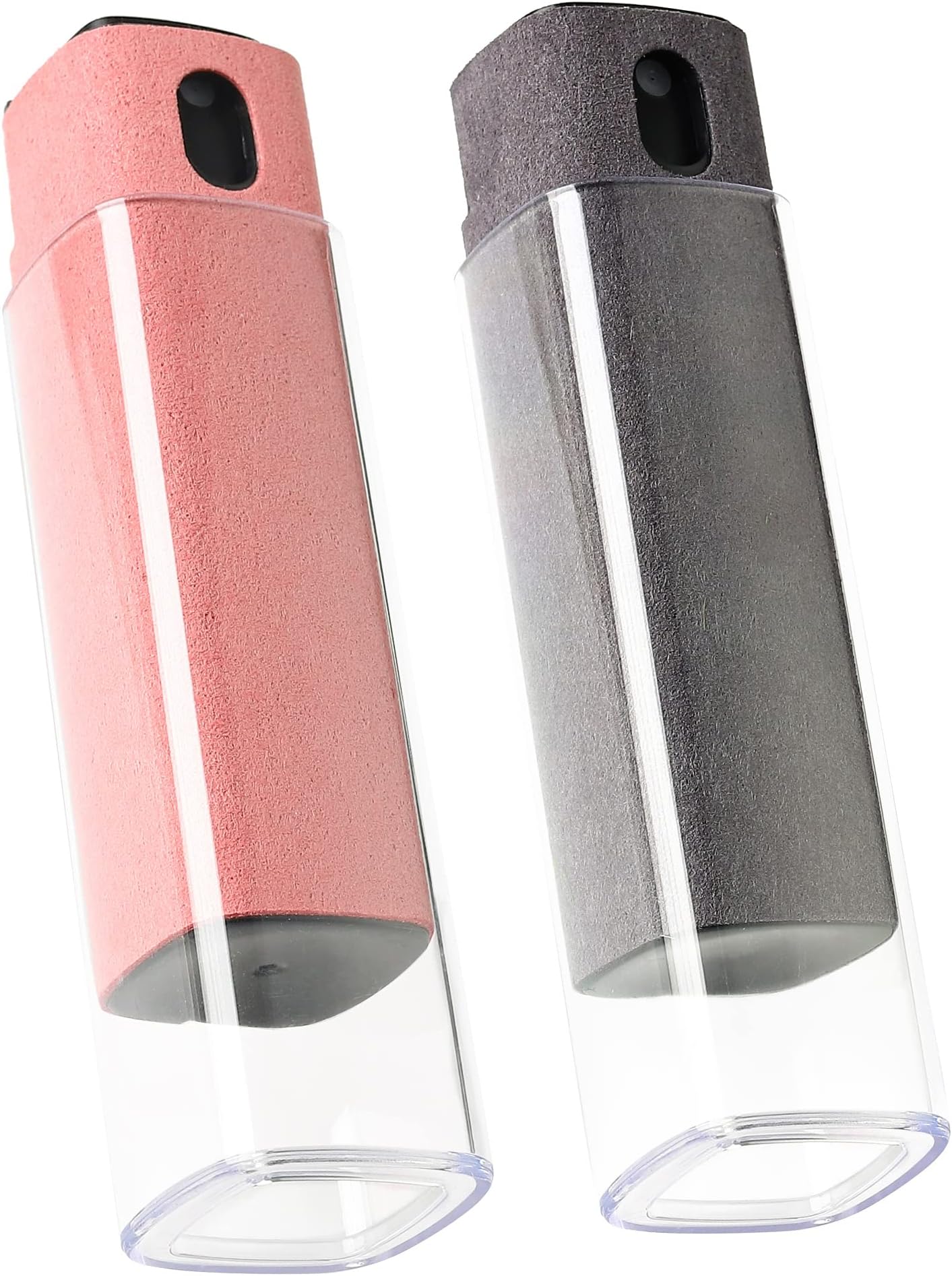 CUIUD Touchscreen Screen Cleaner Kit 2 Pcs, Phone, Tablet and Car Screen Cleaner, Two in One Spray and Microfiber Cloth(Grey&Pink)