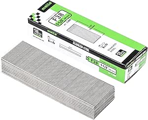 meite 18 Gauge Stainless Steel Brad Nails, 1-1/2 Inch 18GA Brad Nails, 304 Stainless Steel Small Finishing Nail Gun Nails for Pneumatic, Electric Brad Nailer Gun (2,000 Counts)