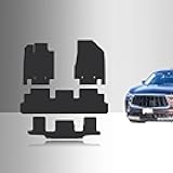 TOUGHPRO Floor Mats Accessories 1st + 2nd + 3rd Row (2nd Row Bucket Seats) for Infiniti QX60 All Weather Heavy Duty Black Rubber 2022 2023 2024 2025 2026
