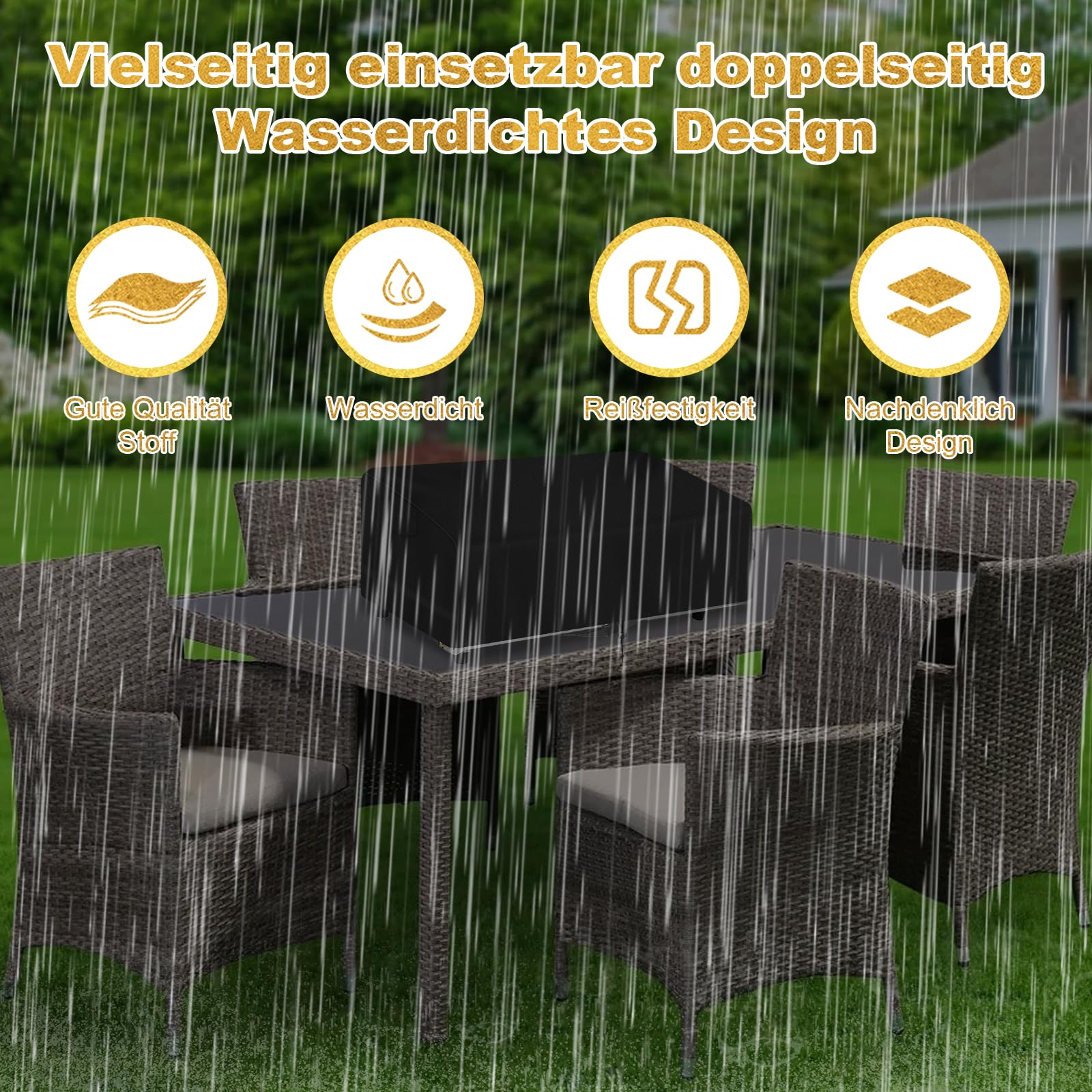 Plancha Abdeckung Aus 600D Oxford – Wasserdicht & UV-beständig Für Outdoor-Grills (125x60x80 Cm)