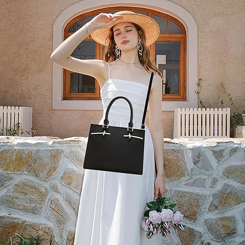 Miniatura 3 de Carteras para mujer, bolsos cruzados, bolsos para mujer, cartera de hombro de cuero PU, bolso satchel tote con asa superior