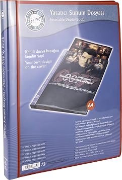 Serve Sunum Dosyası Kırmızı 30'lu