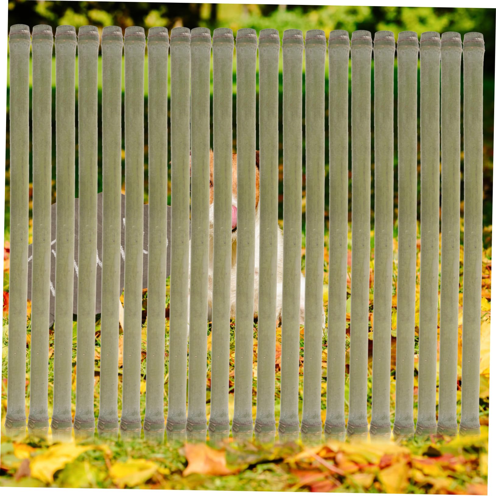 Happyyami 5 Stück Garten Bambuspfähle Bambusstäbe 50cm Bambusrohre als Rankgitter für Kletterpflanzen im Freien Stütze für Gartenpflanzen