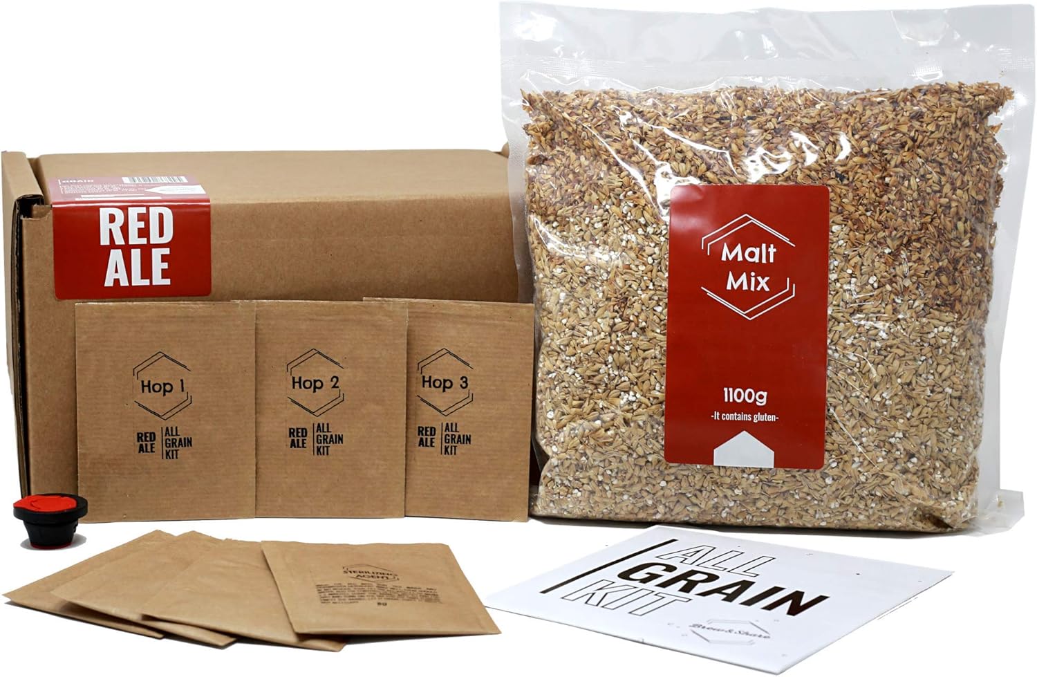 Red Ale Beer Making Refill Your Beer in 2 Weeks Malts & Hops