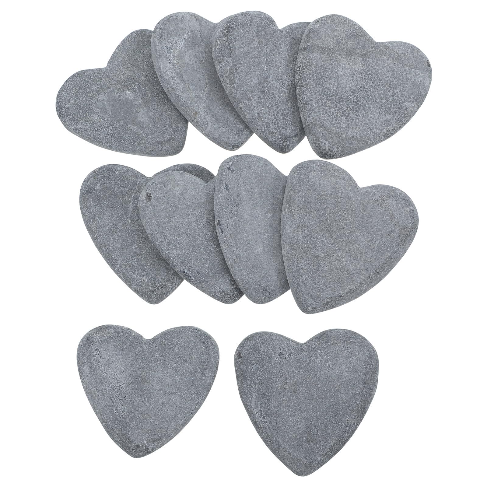 Piedras para pintar en forma de corazón HOMOCONO para manualidades DIY en casa