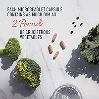 Vista 7 de Suplemento DIM 200 mg para el equilibrio hormonal Microesferas de liberación retardada Equilibrio de estrógeno para mujeres y hombres