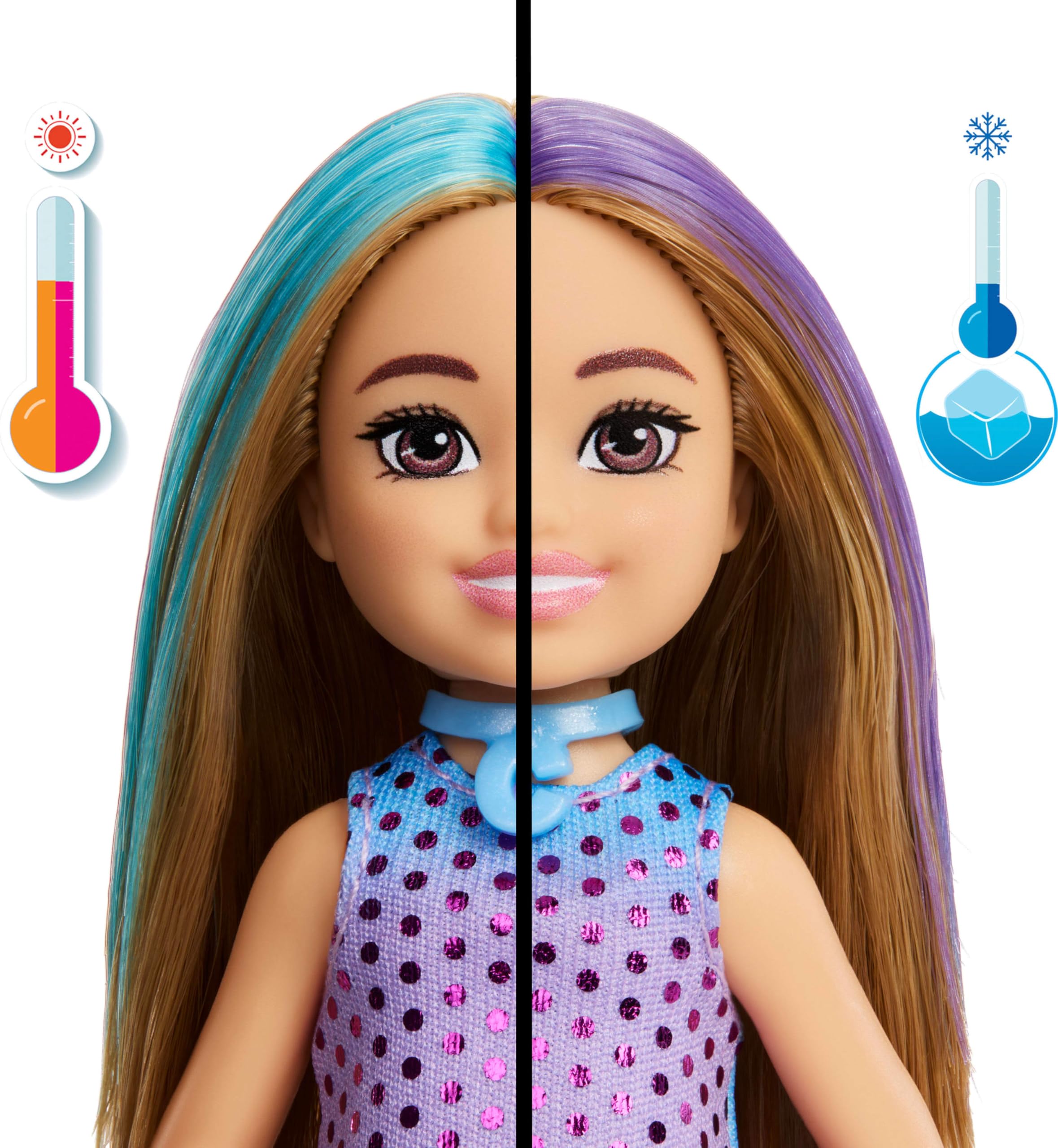 Amazon.com: Barbie Party Unboxed Chelsea Doll Set, Glam Party