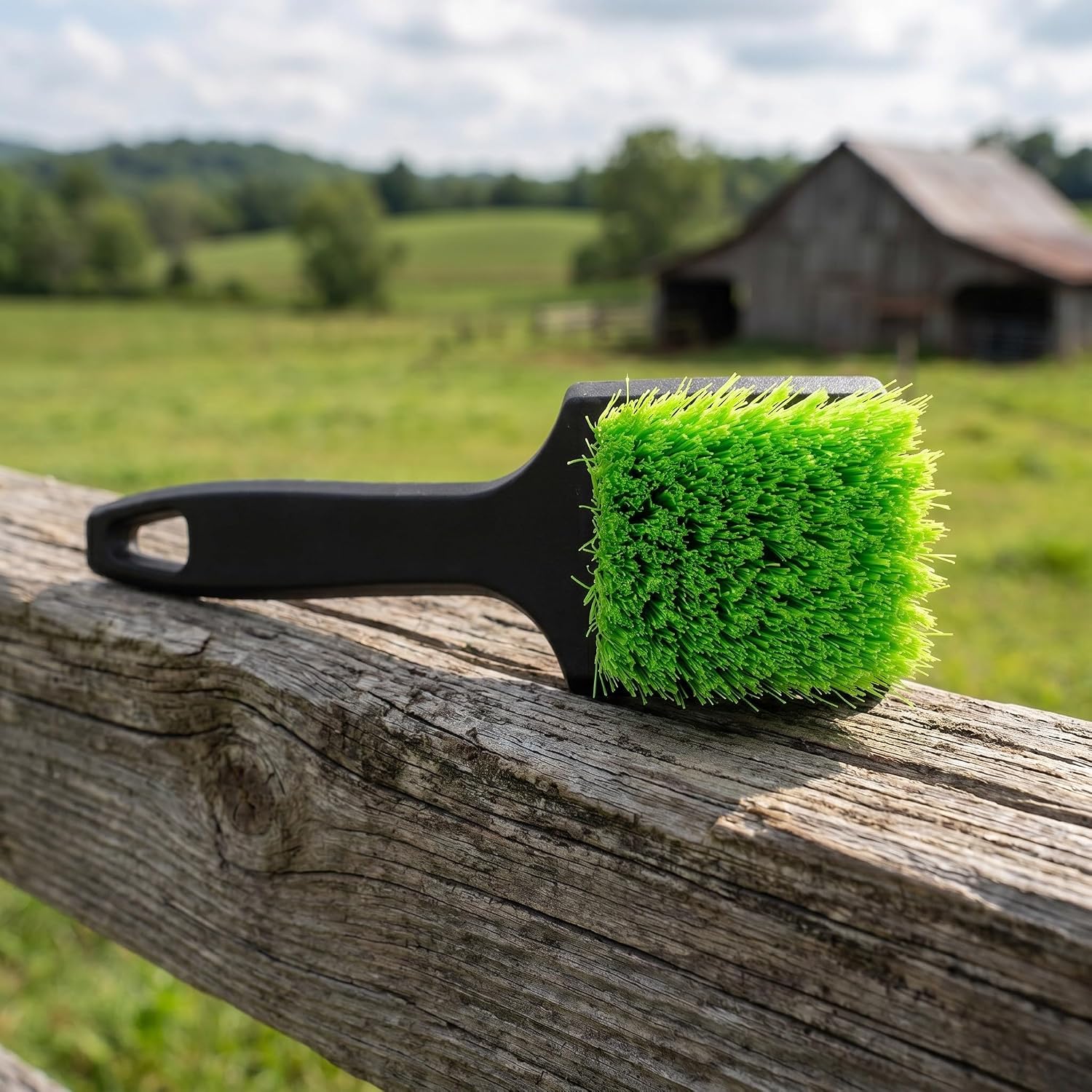 YARNOW 2pcs Farm Water Trough Crevice Cleaning Brush, Handheld Scrubber for Livestock Stall, Horse Water Bucket, Outdoor Hard Surface, Barn, Stable Supplies