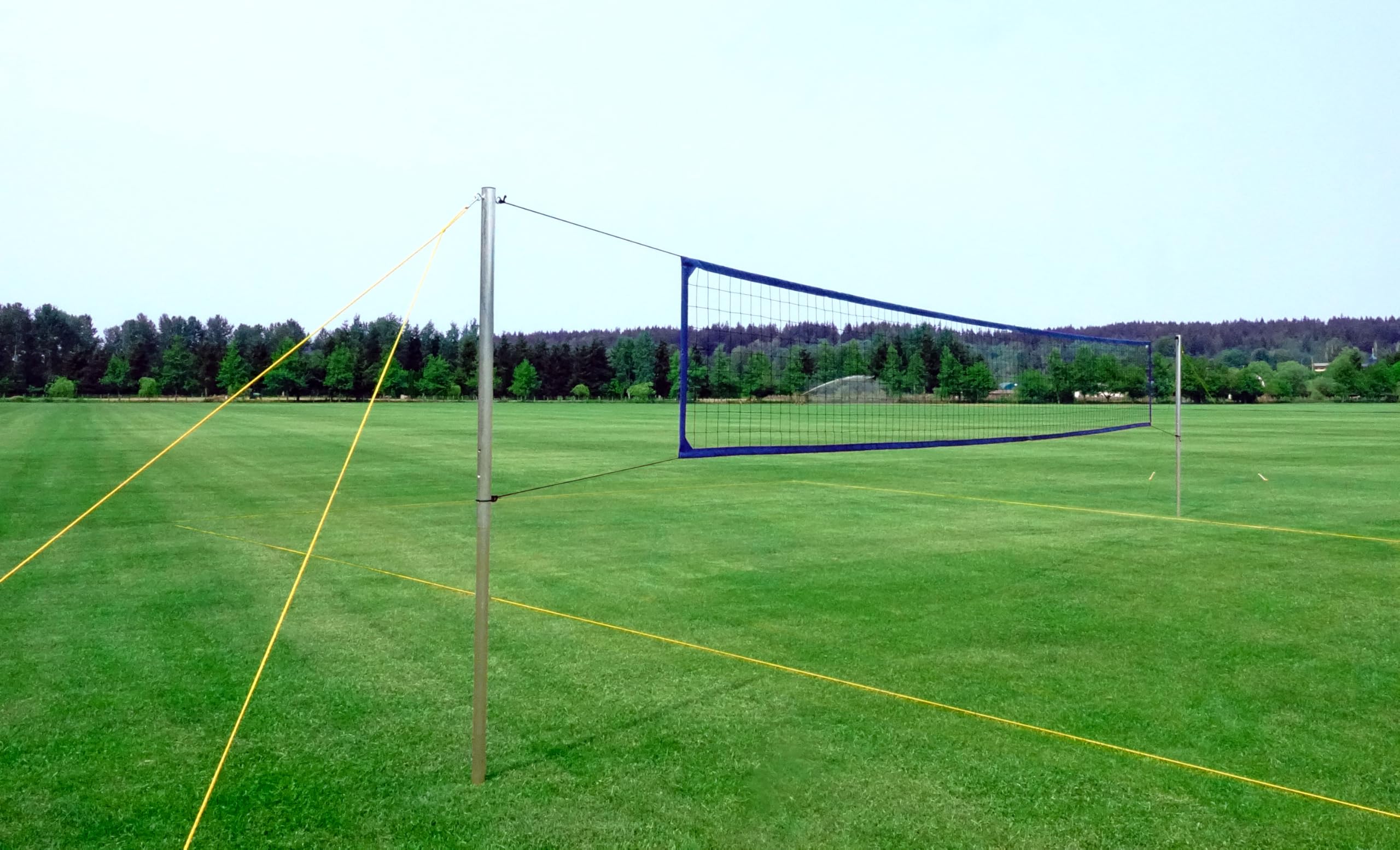 High Strength Portable Volleyball Net System with Volleyball and Pump
