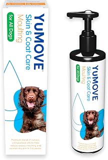 YuMOVE Skin & Coat Care Moulting for Adult Dogs | Previously YuDERM Moulting Dog | Coat and Skin Supplement for Dogs with Dry or Dull Coats | 500ml | Packaging may vary