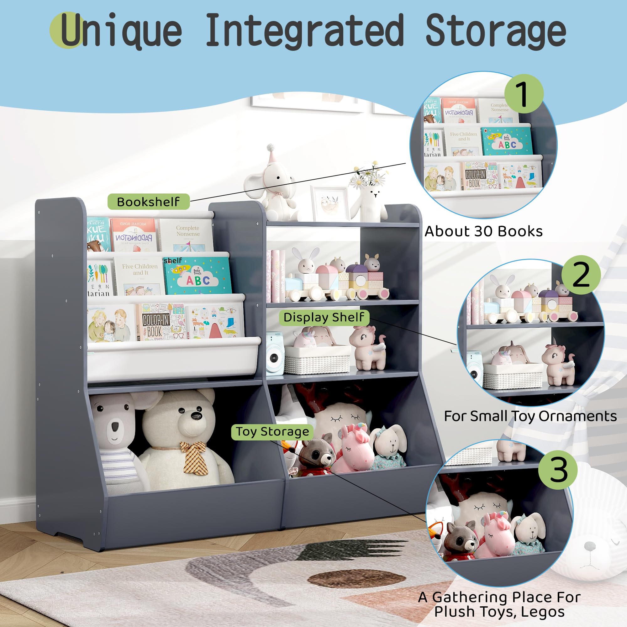 Movable Bookshelves For Toddlers Kid Bookshelf Kids Bookshelf And