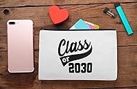 Vista 7 de Graduation Iron On Transfer, Class of 2030 Shirt Decal, HTV Graduate Patch, Pick Size Color (Black)