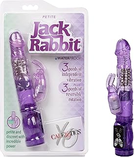 CalExotics Novelties Petite Jack Rabbit Vibrator, Purple