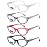 EYEURL Cat Eye Reading Glasses for Women Blue Light Blocking 4 Pack Computer Readers 2.50 Spring Hinge Anti UV Fashion Lightweight Frames Eyeglasses
