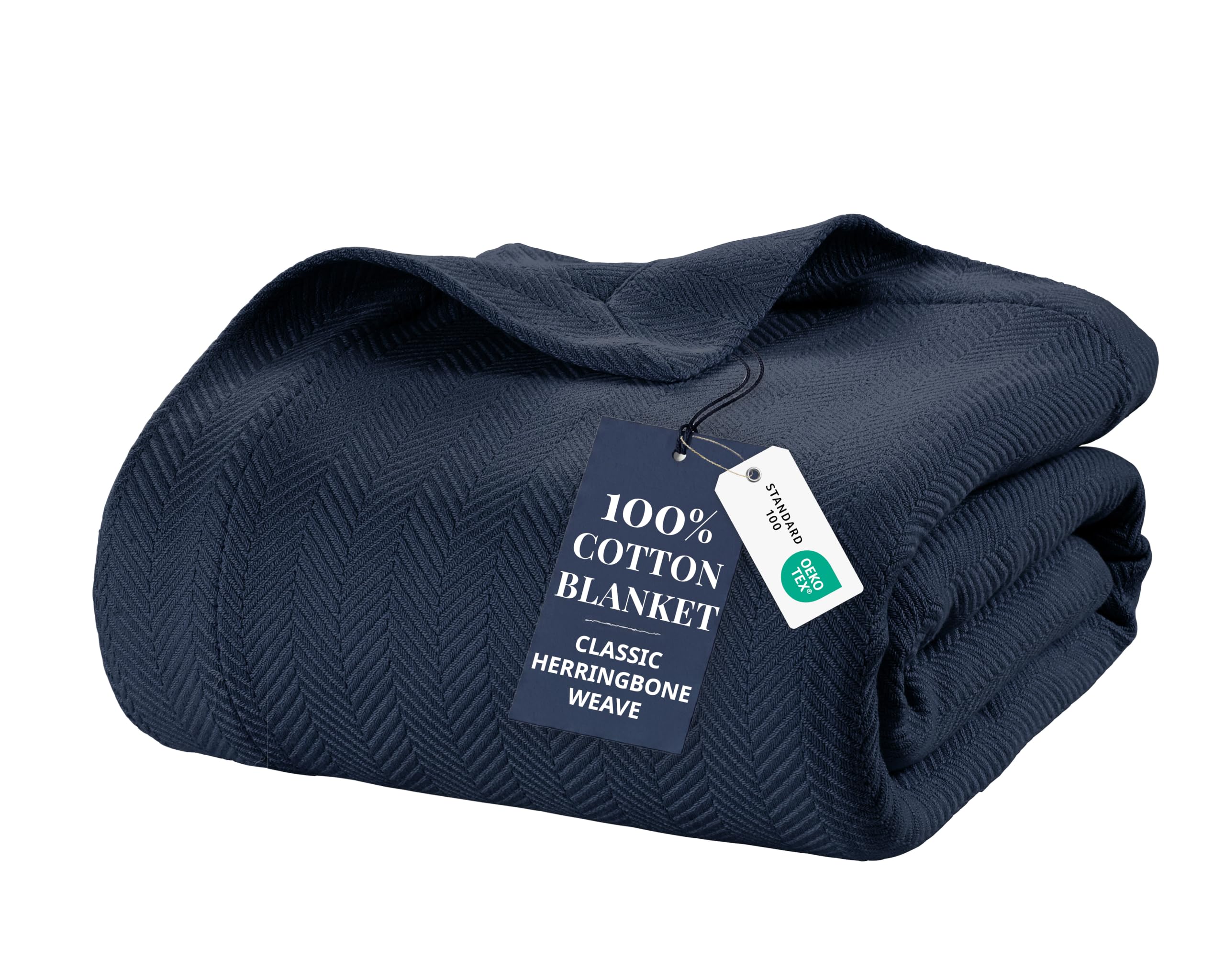 LANE LINEN Cotton Blanket