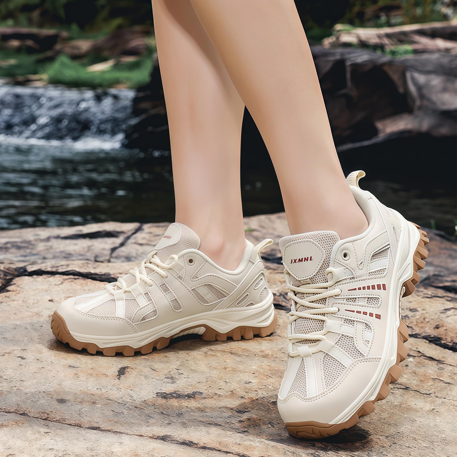 Wanderschuhe Herren & Damen, Leichte Atmungsaktive Outdoor Trekkingschuhe, rutschfeste Sportschuhe für Wandern, Camping & Alltag 36-47 EU