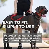 Vista 6 de Canny Colossus - Collar de cabeza de perro sin tirones Ayuda de entrenamiento suave y humanitario para perros de razas grandes y gigantes