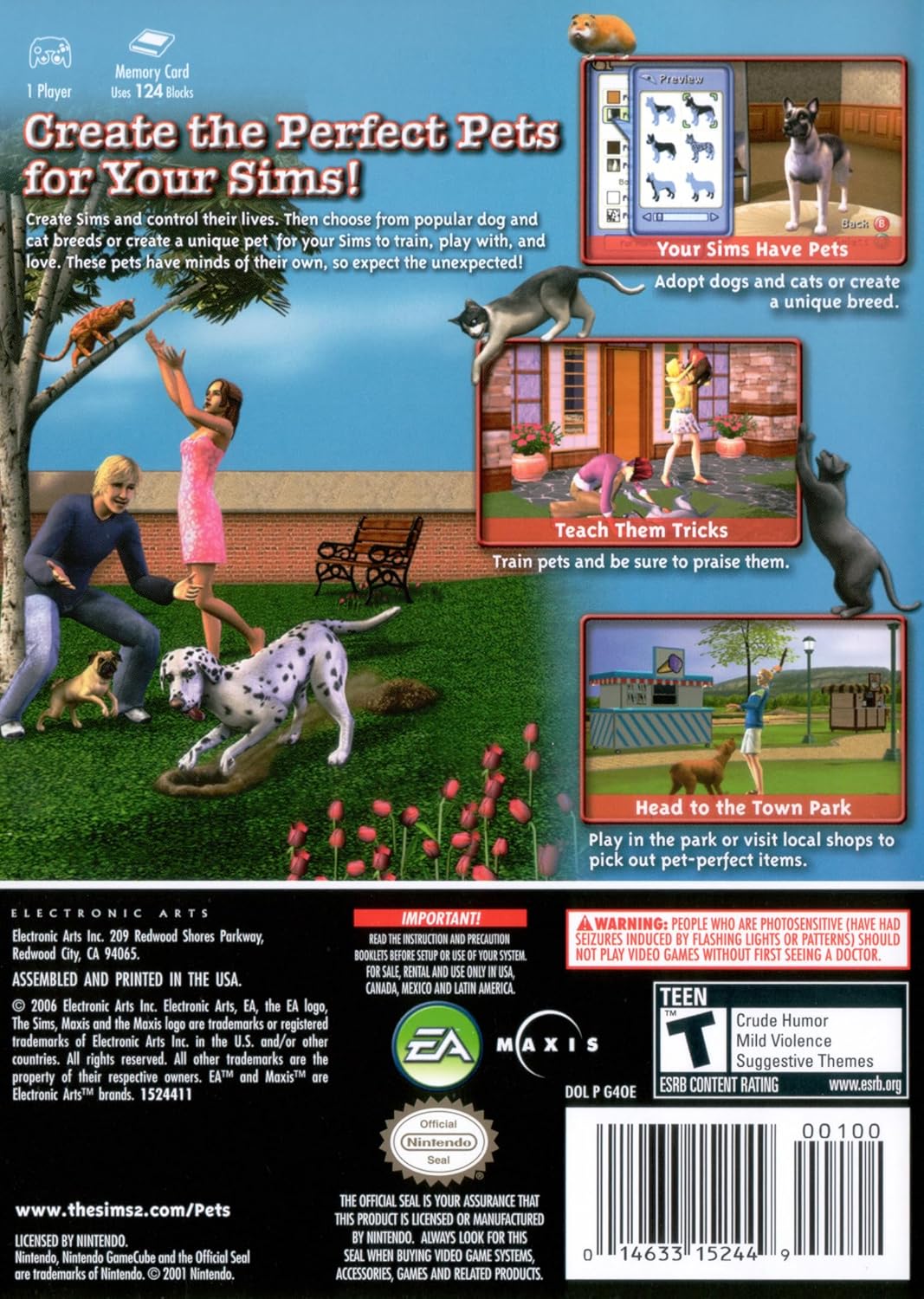 Sims 2 Pets - Gamecube (Renewed)
