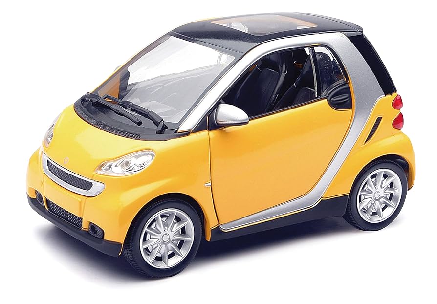 Smart Fortwo ダイキャスト 1/24 1:24 Alloy Car Smart Fortwo Metal Die Cast Toy Simulation