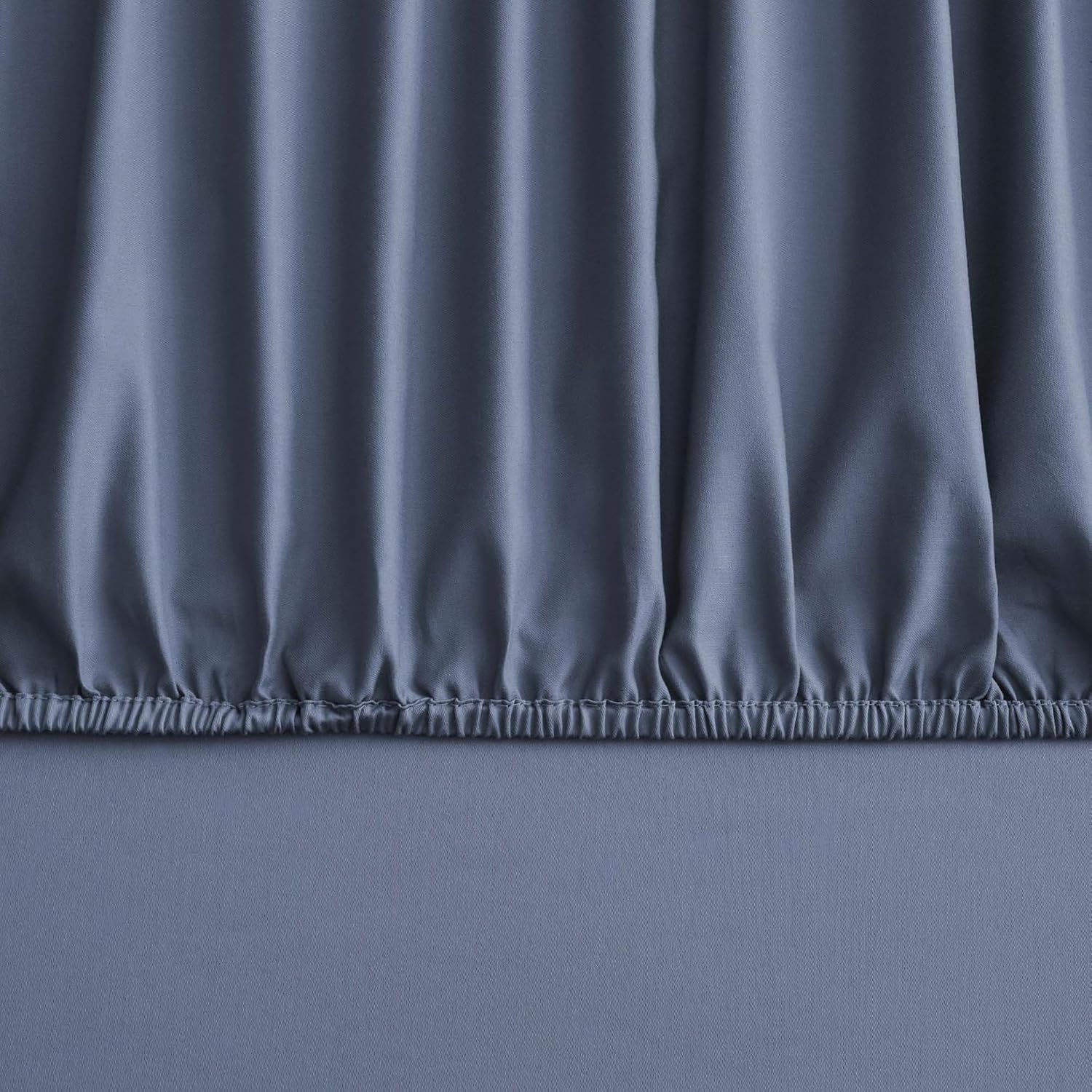 Linens Mix&Match Pamuk Saten İndigo Queen Size Lastikli Çarşaf