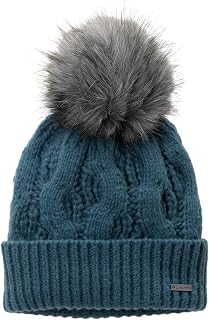 Columbia Boundless Days Cable Knit Pom Beanie, Berretto Donna