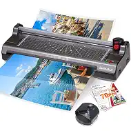 7 in 1 Thermal Laminator Machine 11X17 with 70 Letter Size Laminating Sheets for Office Home School Teacher Use,13 inch Hot&Cold Laminating for A3/A4,Lamination 3-5Mil With Paper Cutter,Corner Rounder