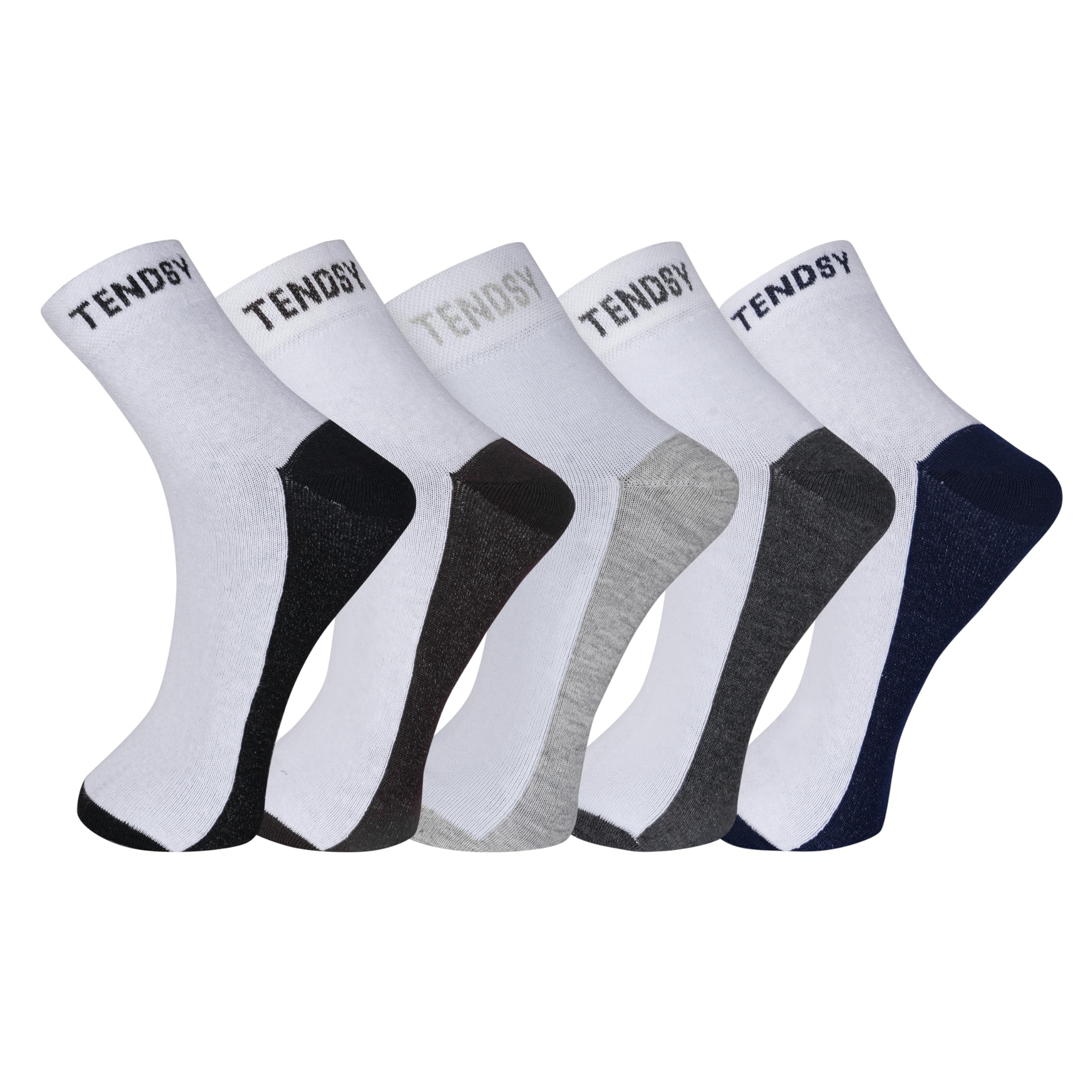 Men’s & Women’s Cotton Ankle Socks (5 Pairs) – Breathable Athletic Sports & Gym Socks, Soft Comfort Fit, Multicolor-image-2
