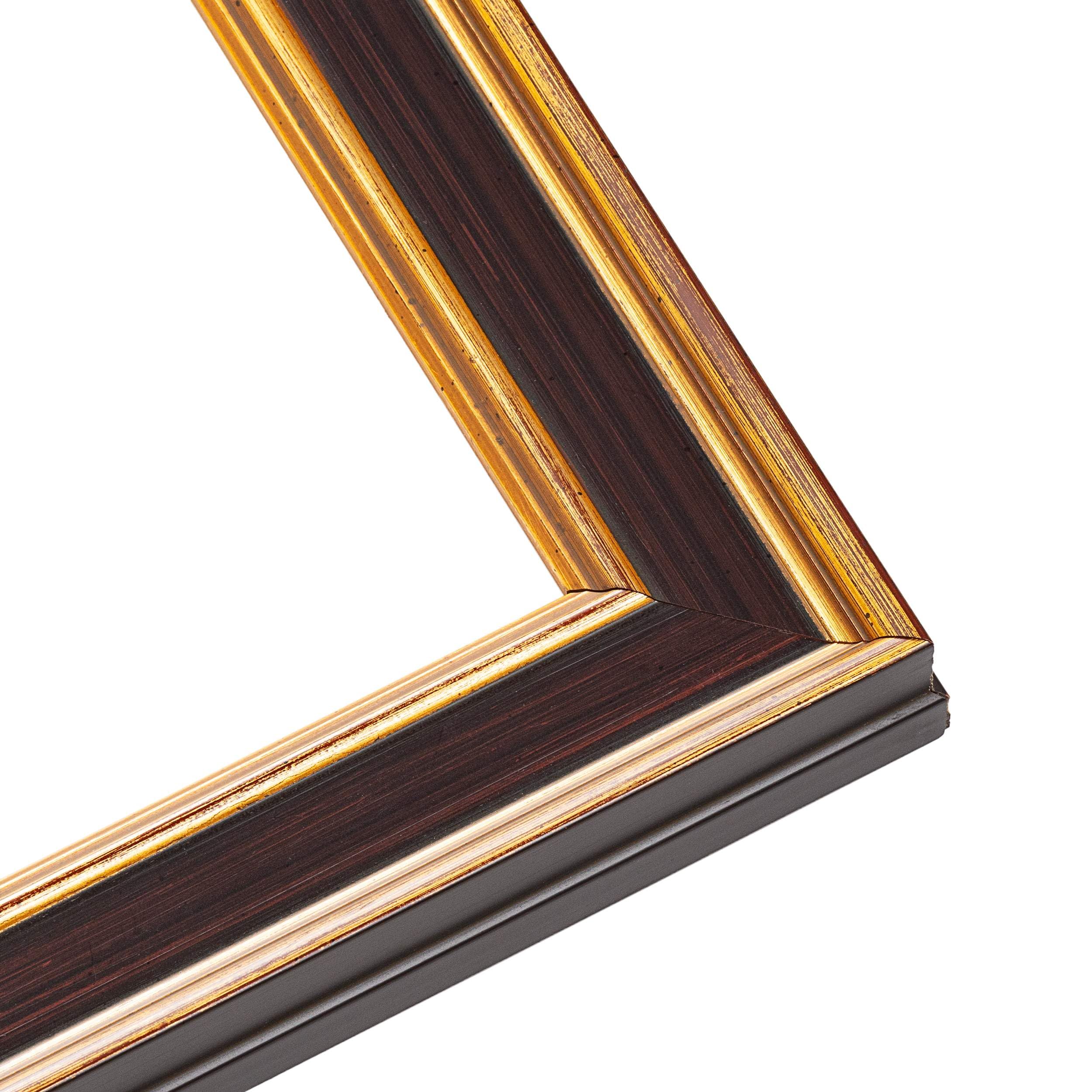 Traditional Gold Wood Picture Frame – 20x24 Inches, UV Acrylic & Foam Backing, Made In USA - View #8