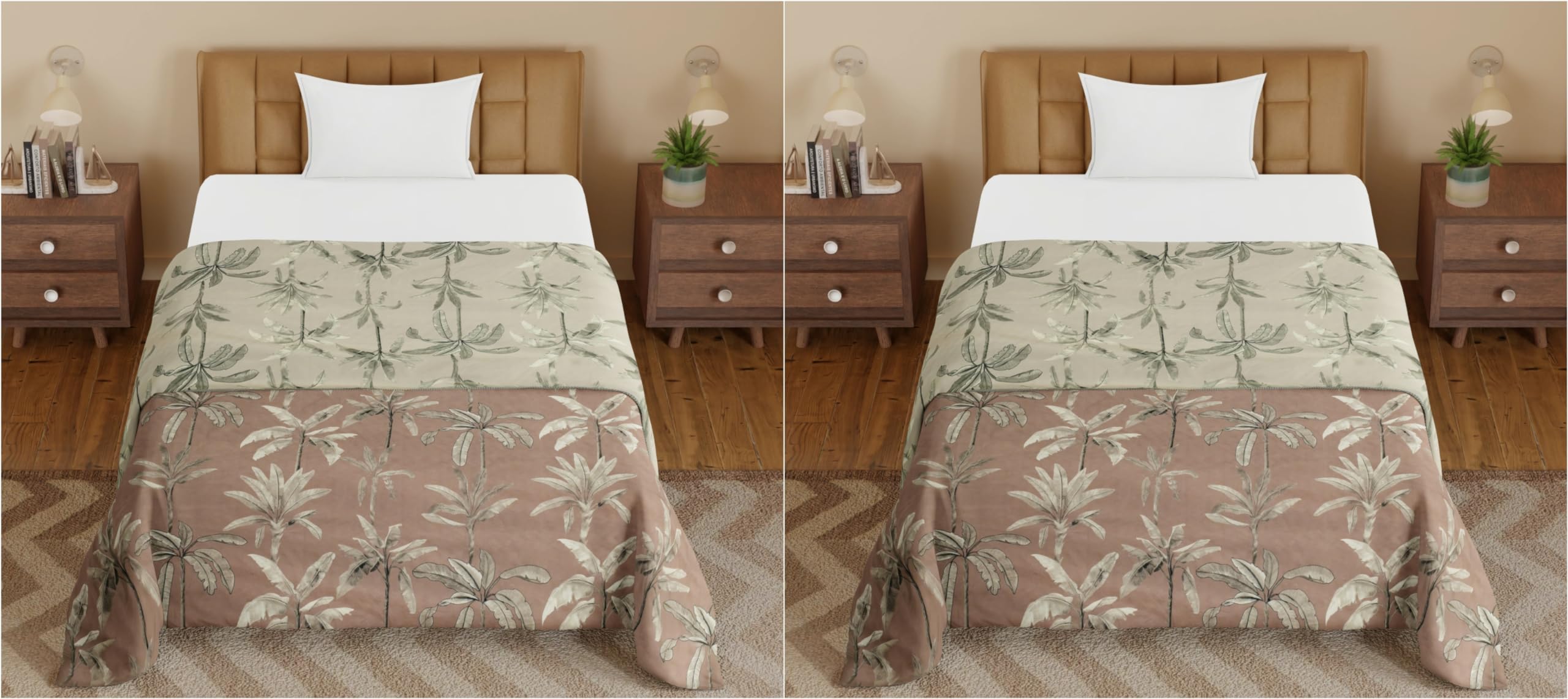 RRC Super Soft Brushed Microfiber Cotton 3 Layer Breathable Set of 2 Single Dohar Lightweight Warm Bed Dohar 57X87(Inches) 144X220(CM) All-Weather 120 GSM AC Dohar Blanket (B0CWGMF3RD) Amazon Price History, Amazon Price Tracker