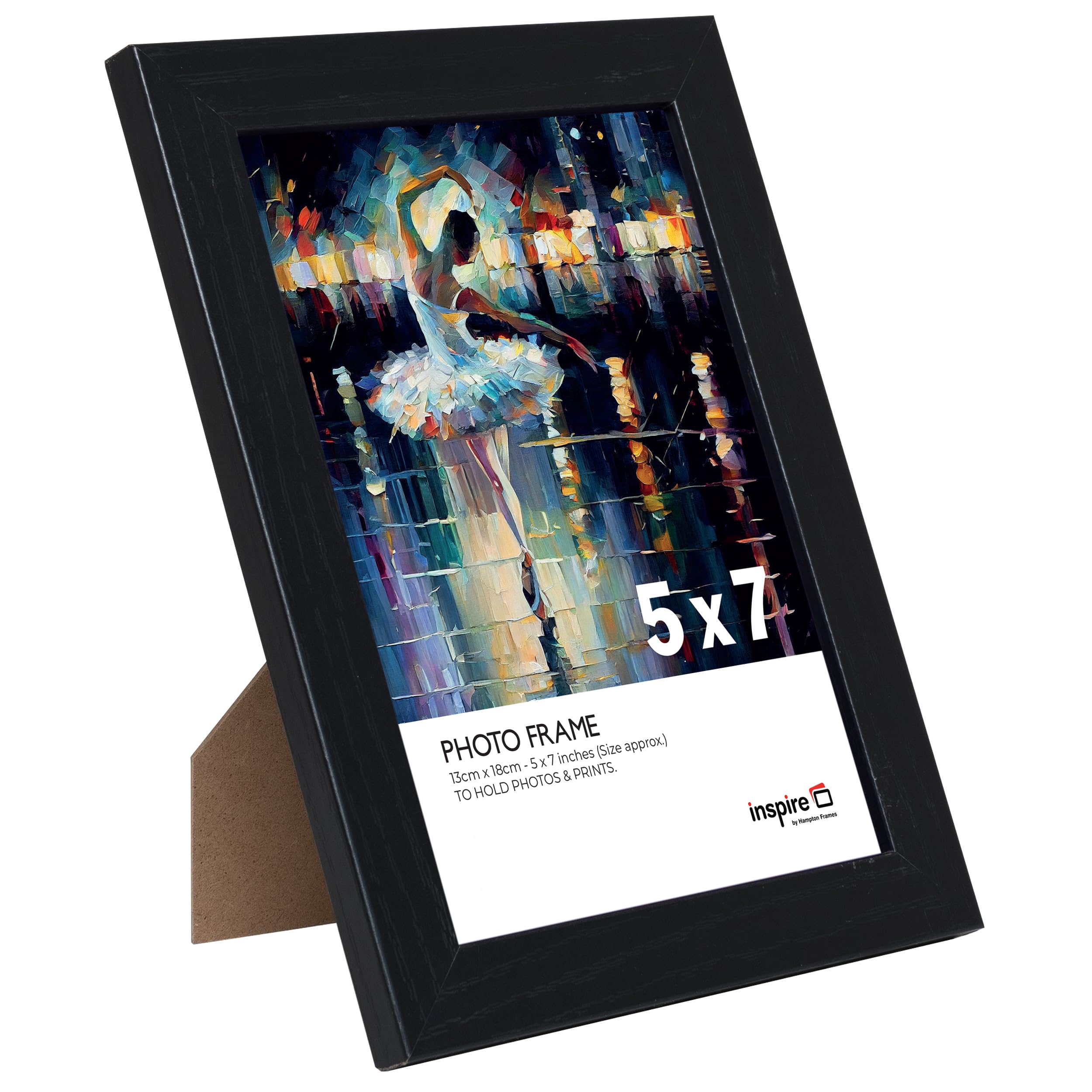 inspire by Hampton Frames, Black, 5x7 (13x18cm) - Image 2