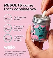 Vista 6 de Suplemento liposomal NAD+ - Complejo de alta pureza 601 mg - Alternativa NMN para energía celular, metabolismo saludable, función cognitiva, salud