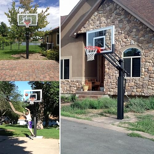 Miniatura 6 de Almohadilla para bastón de baloncesto de 72 pulgadas de alto y 2 y 4 pulgadas de grosor, se adapta a postes de 4 x 4, 5 x 5 pulgadas, 6 x 6