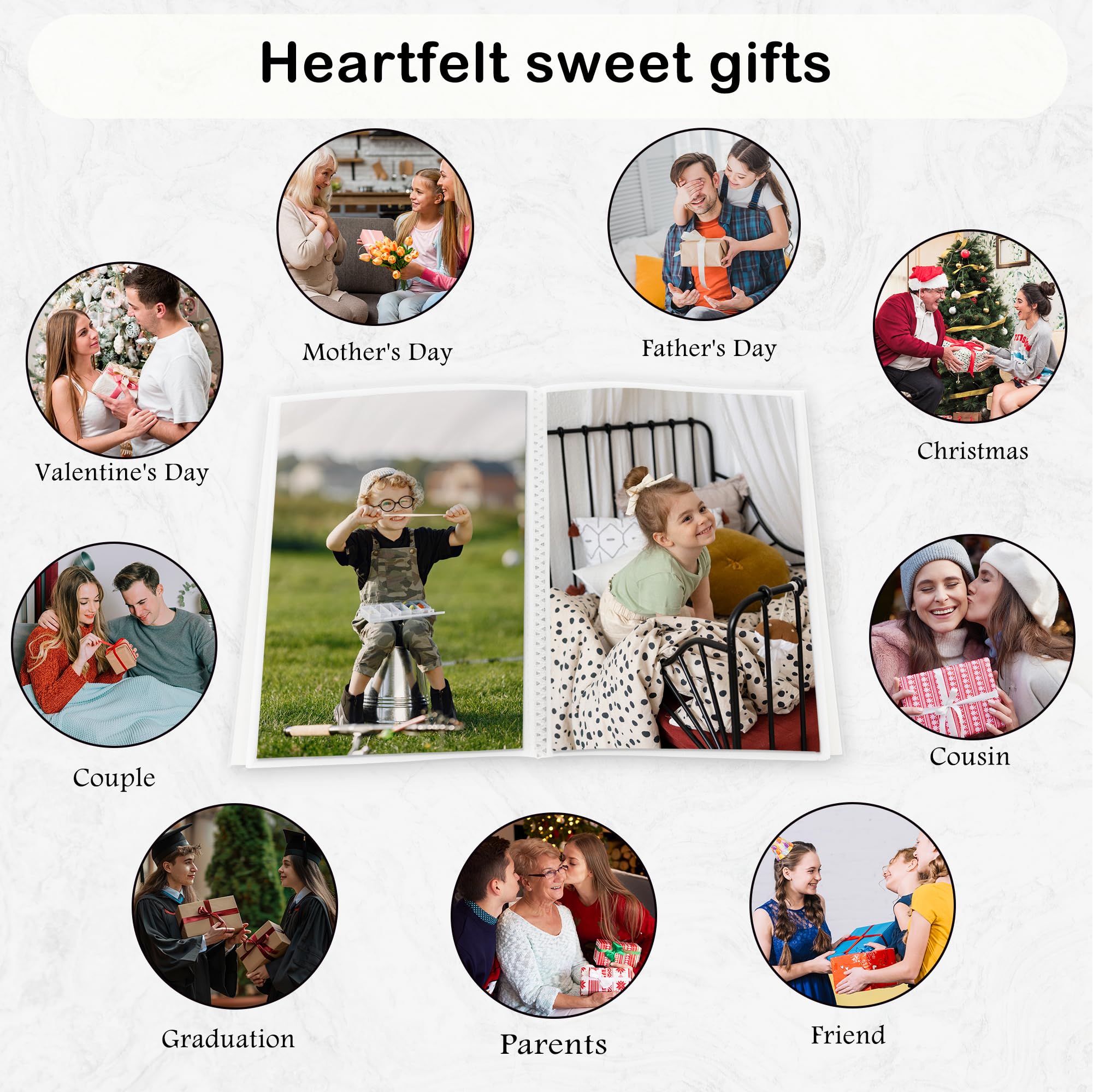 Coquette - Álbum de fotos de regalo de vaquera rosa de 4 x 6 pulgadas, pequeño álbum de fotos estético para mujer, libro de recuerdos con capacidad para 36 fotos para familia, bebé, graduación