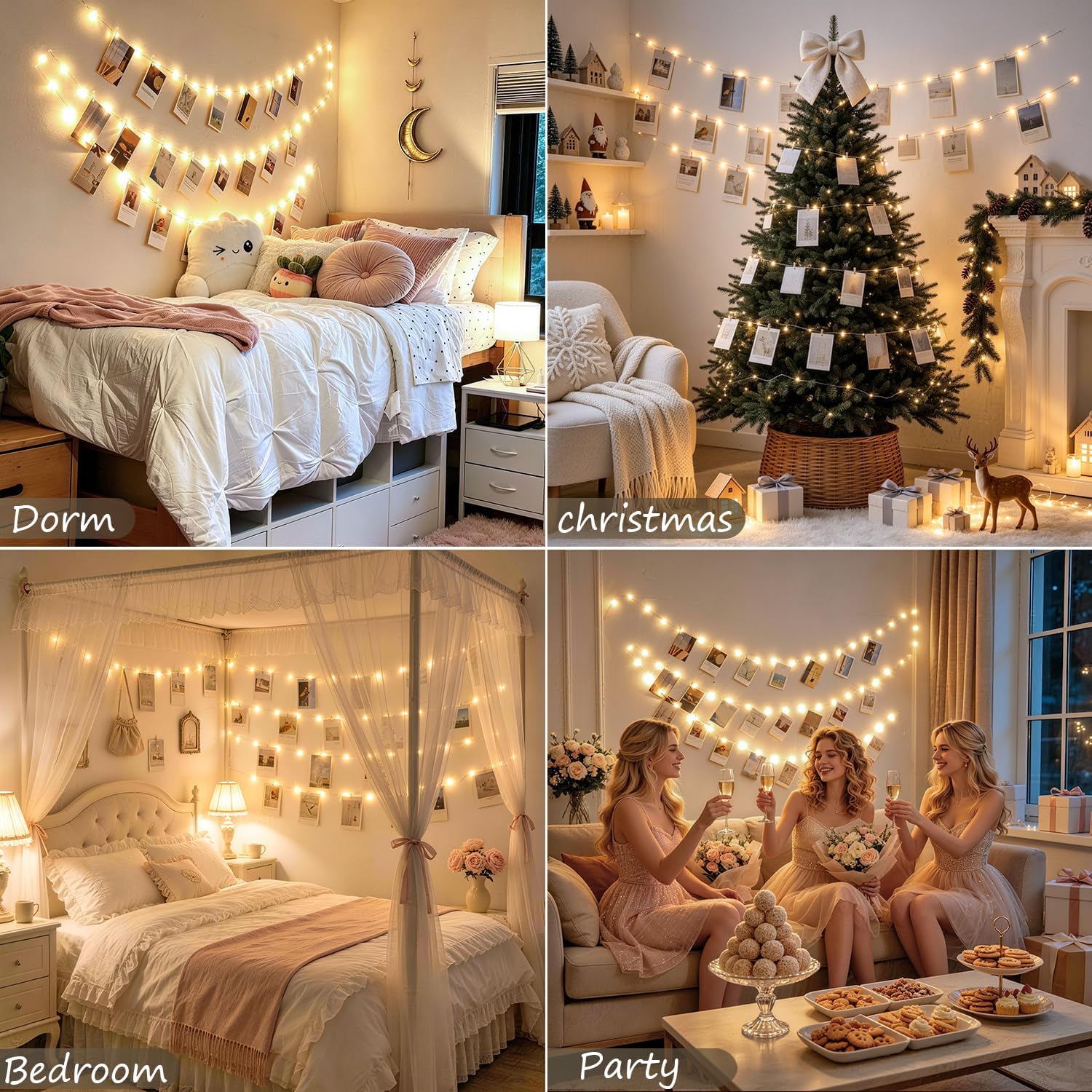 JMEXSUSS 100LED Photo Clips String Light, 33ft Fairy Lights with 50 Clips 3 81Fv0fnJs6L. AC SL1500