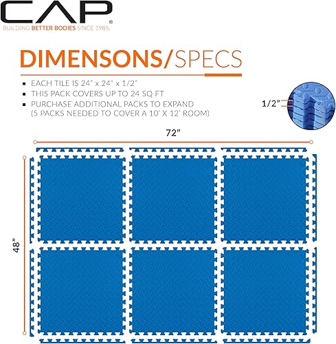 Miniatura 10 de CAP Puzzle Diamond Plate Texture Puzzle Exercise Mat  Múltiples opciones