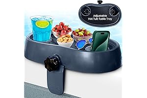 Adjustable Hot Tub Table Tray, Now Relax and Enjoy Your Drink!