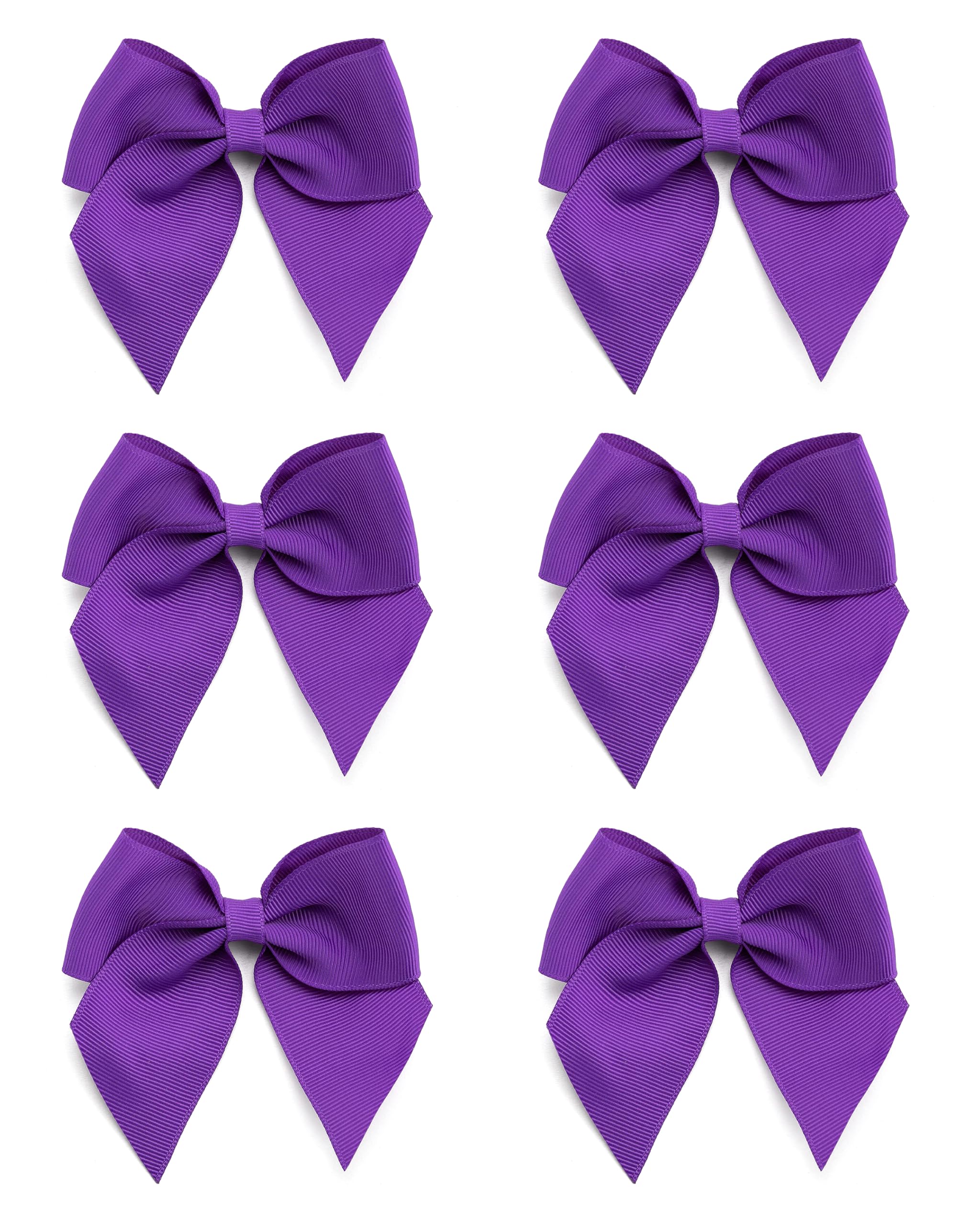 Italian Options Large Grosgrain Ribbon Bows Self-Adhesive Fabric Bow Decorations for Gift Wrapping Hampers Christmas Hair Bows Crafts Cakes Crafting Accessories Purple 12 Pack 10 cm