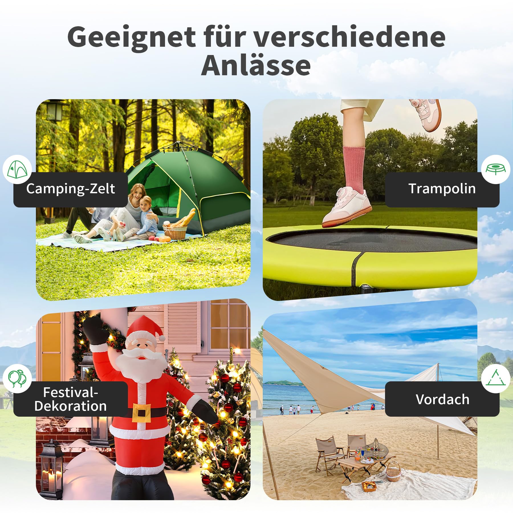 Moritz 20 tentharingen, roestvrij schroefharingen, 20,5 cm, zeer stabiel, van staal, met steeksleutel, camping, tentharingen, grondankers