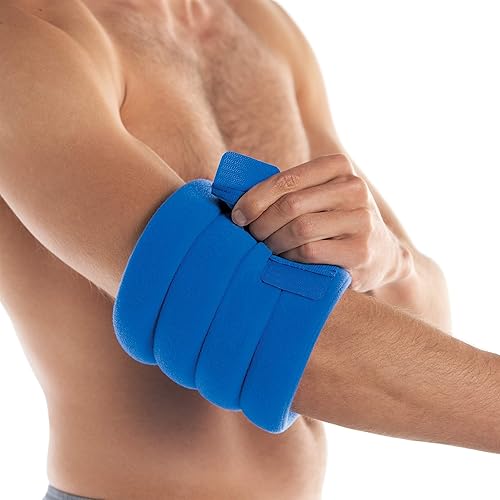 Bed Buddy - Terapia de calor y frío para aliviar el dolor muscular y el dolor articular, almohadilla térmica grande para rodilla, muñeca, codo,