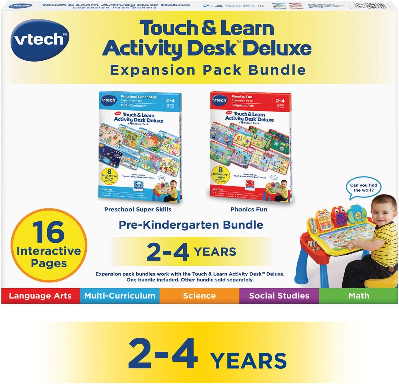 VTech Touch Learn Activity Desk Deluxe 2-in-1 Bahrain Ubuy