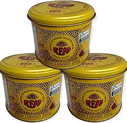 KIT 3 Manteigas Real Premium - Latas 200g - Sem conservantes - Primeira Qualidade - Tradição - Mineira do Interior