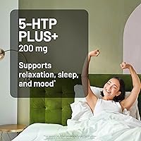 Vista 2 de 5-HTP Plus+ 200 mg NatureWise, acción gradual avanzada, ayuda al control del apetito y la pérdida de peso natural, mejora del estado de ánimo, ayuda