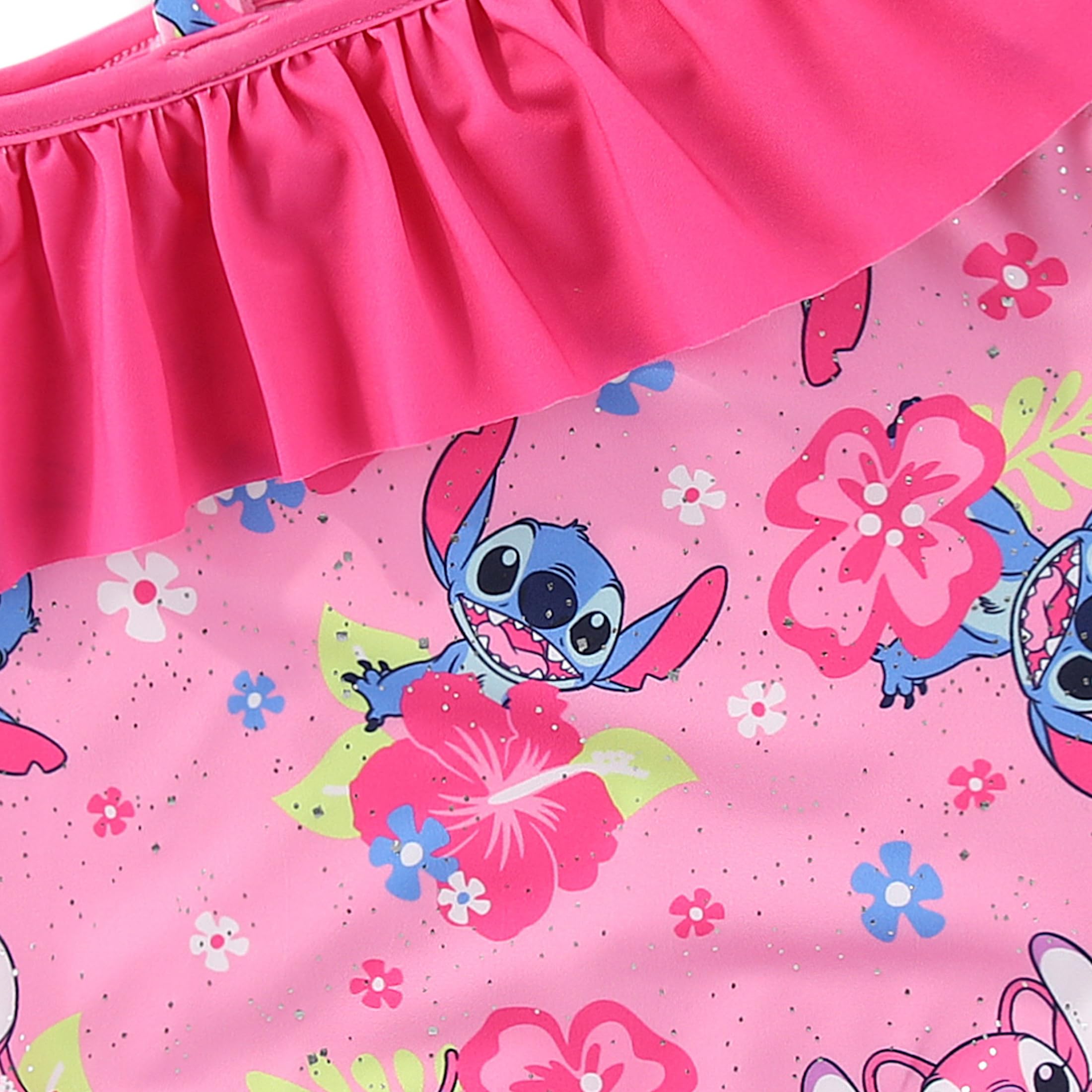 Disney Lilo & Stitch Maillot de bain une pièce UPF 50+ pour grandes enfants
