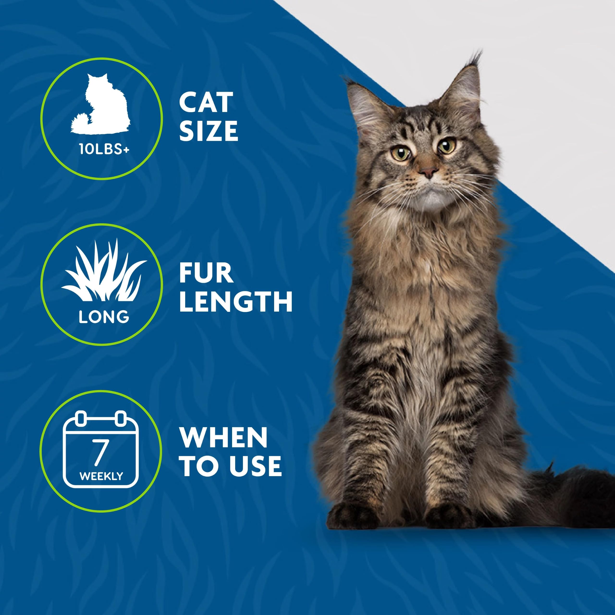 FURminator New Furmin Gato Pelo Longo Tamanho Médio E Tamanho G
