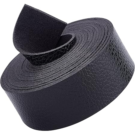 GORGECRAFT 79-Inch Bright Yellow PU Leather Strap Roll - Double-Sided Soft Belt Strip For Crafts, Pet Collars, Hat Bands & DIY - View #5