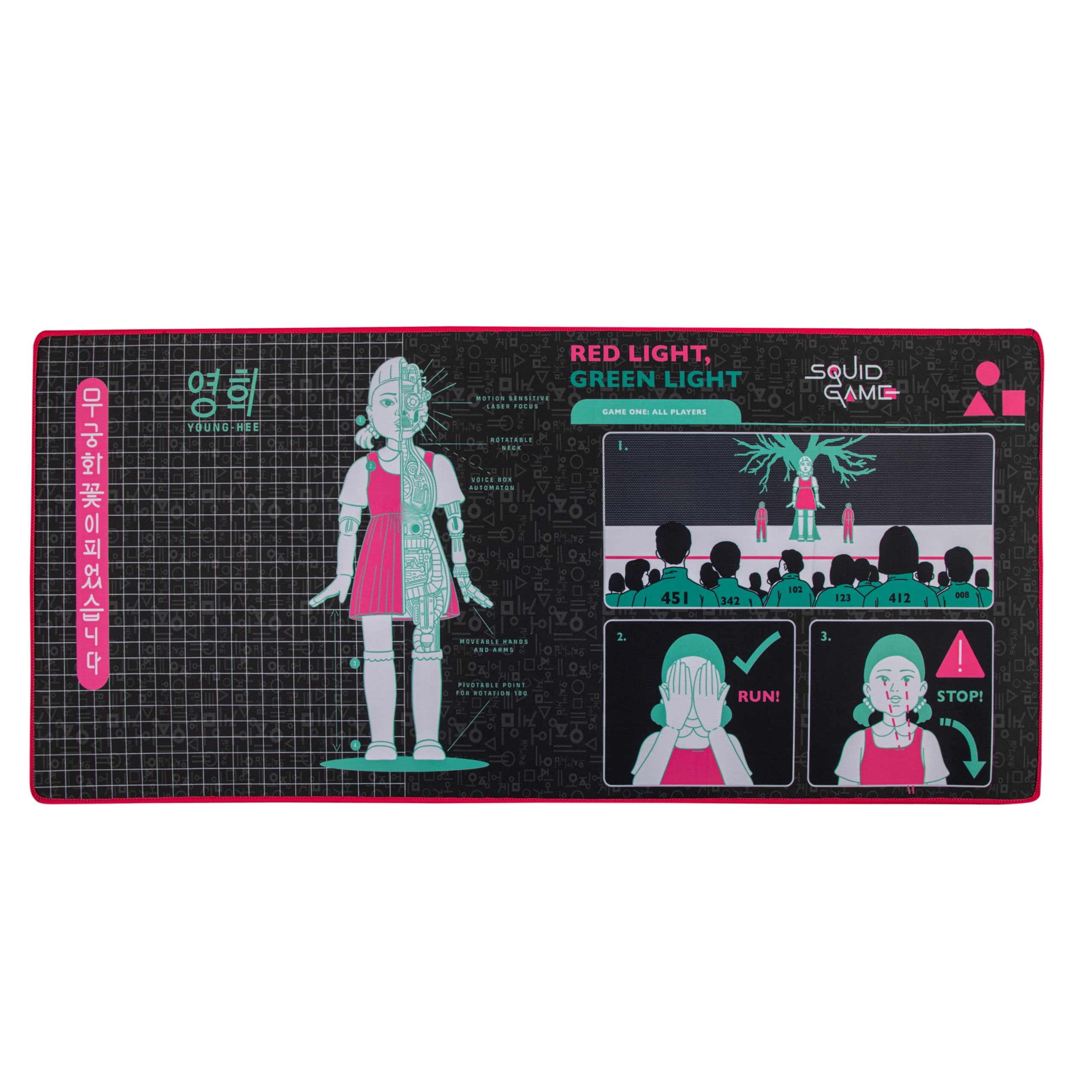 Acotis Jewellery Squid Game Young-Hee Blueprint Desk Mat Cr2542