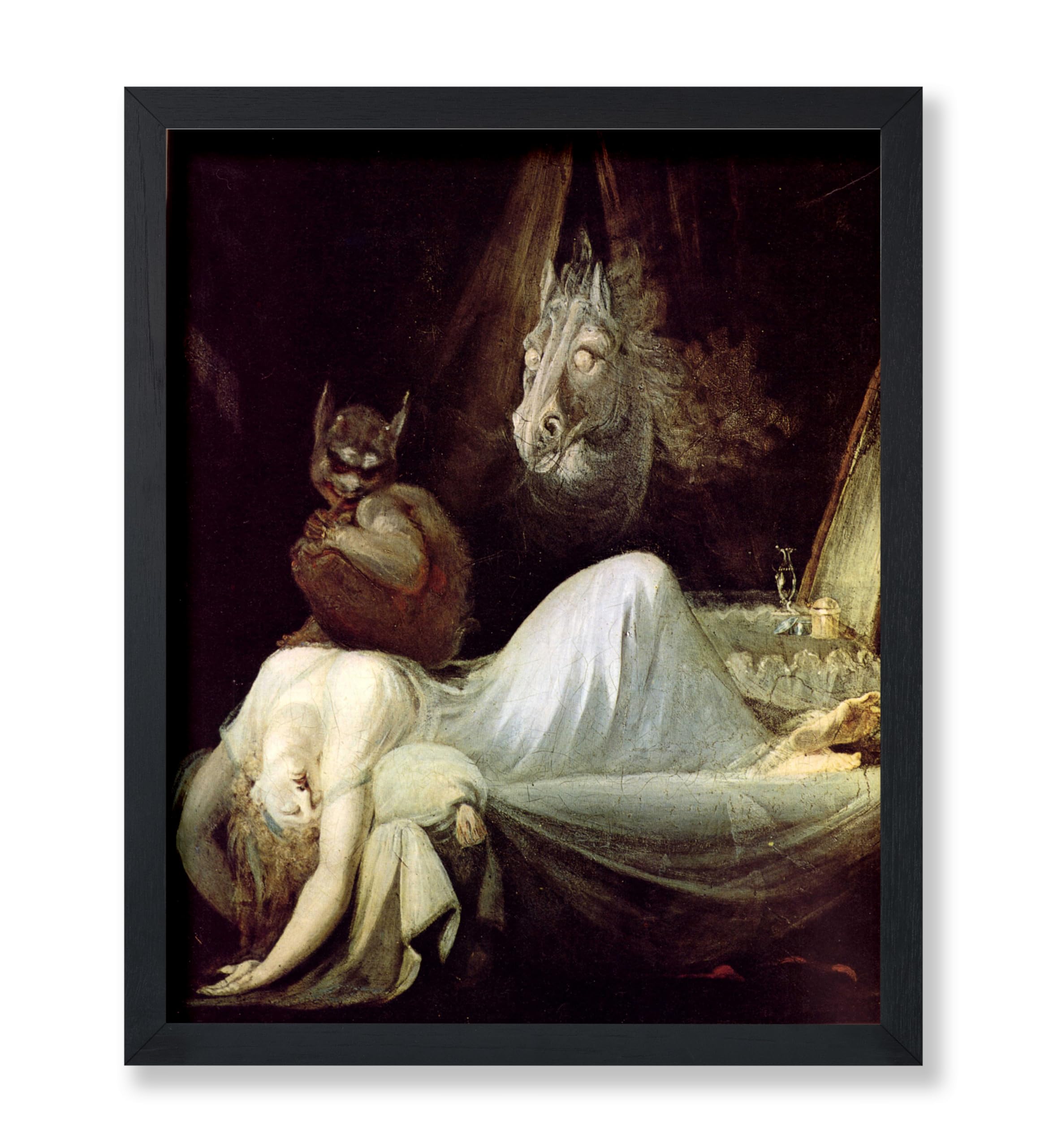 Poster Master Vintage The Nightmare Painting Poster - Retro Victorian Print - Fine Art - Halloween Art -
