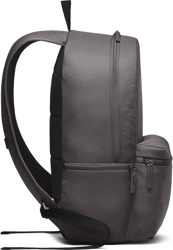 NIKE unisex-adult Heritage Backpack, Thunder Grey/Black/Black, One Size